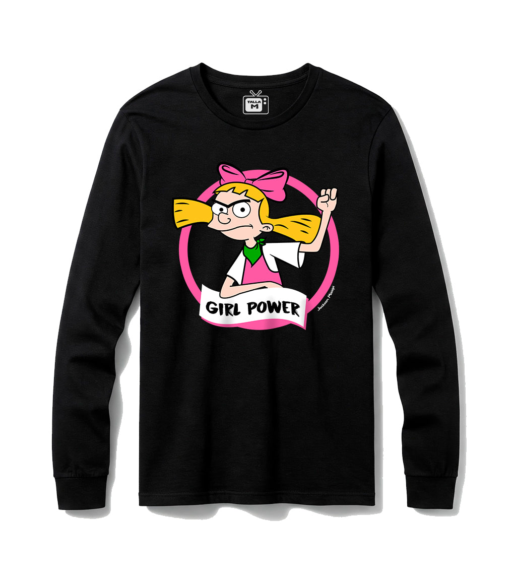 Polera manga Helga Pataki Girl Power