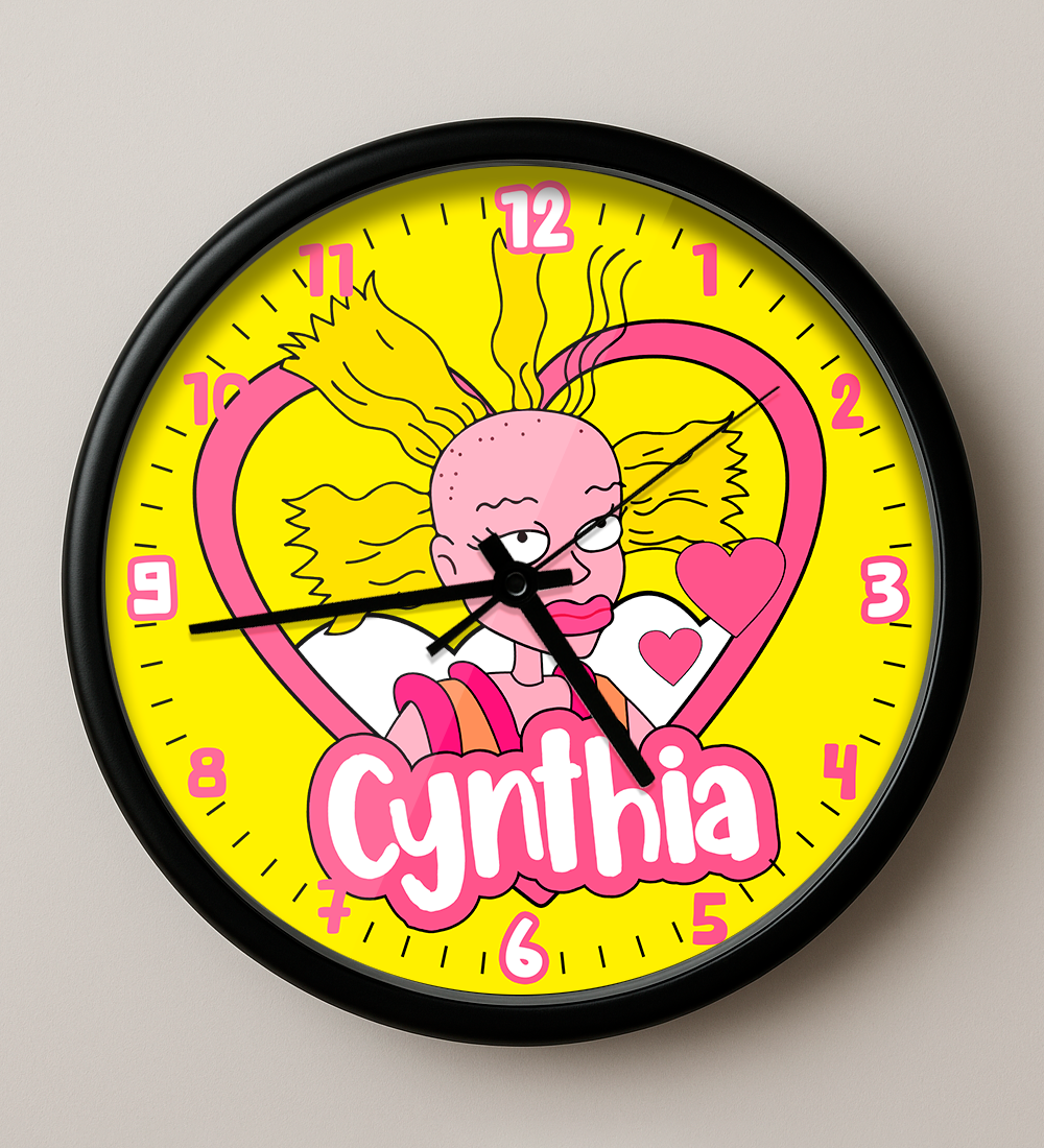 RELOJ MURAL Cynthia Rugrats