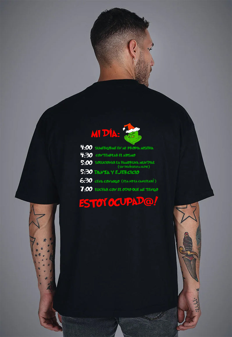 Polera bitácora del grinch