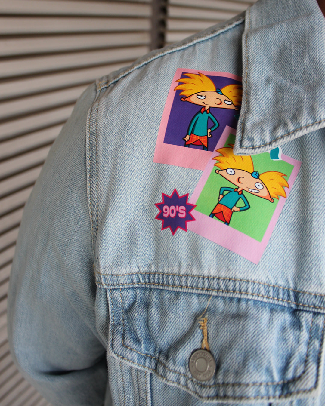 Chaqueta mezclilla Hey Arnold