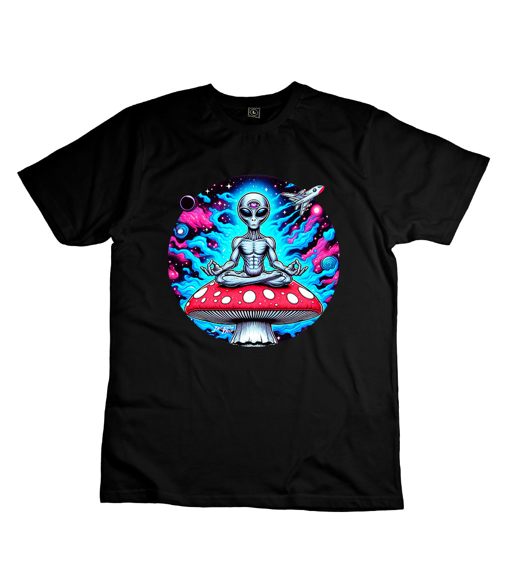 Polera jackson trip Alien meditando