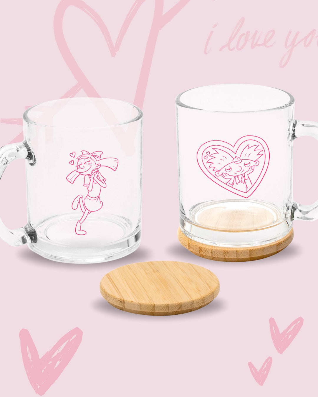 Pack Tazas + Cafetera HEY ARNOLD