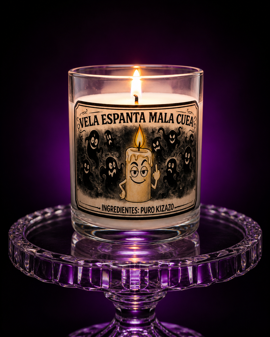 Vela espanta mala cuea