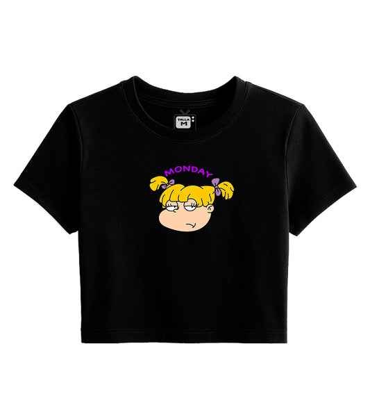 Polera Top Crop Angélica Monday
