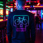 Polera Manga Larga calavera Bike