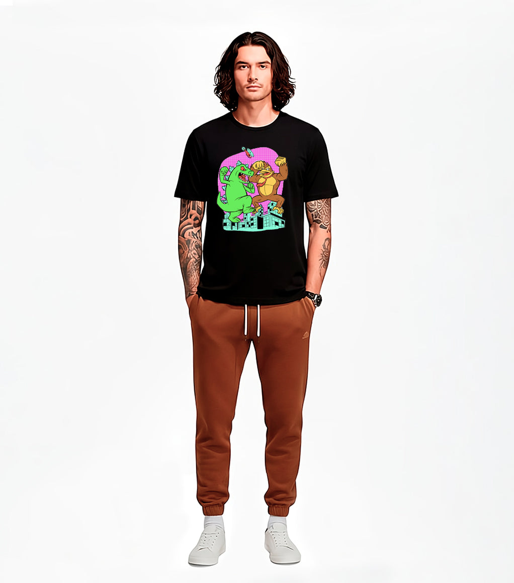 Polera Reptar v/s Kong