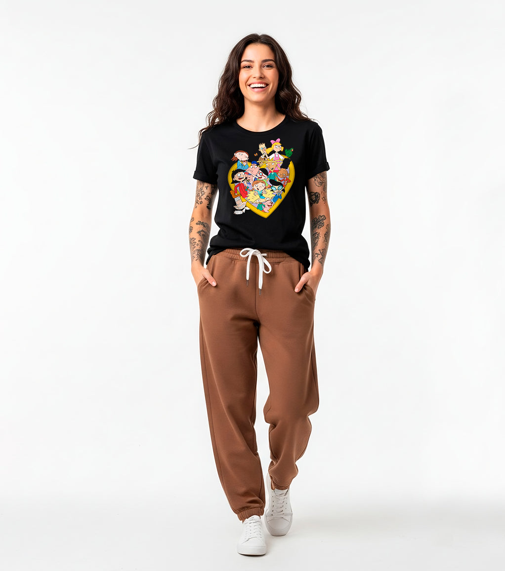 Polera serie Hey Arnold Personajes
