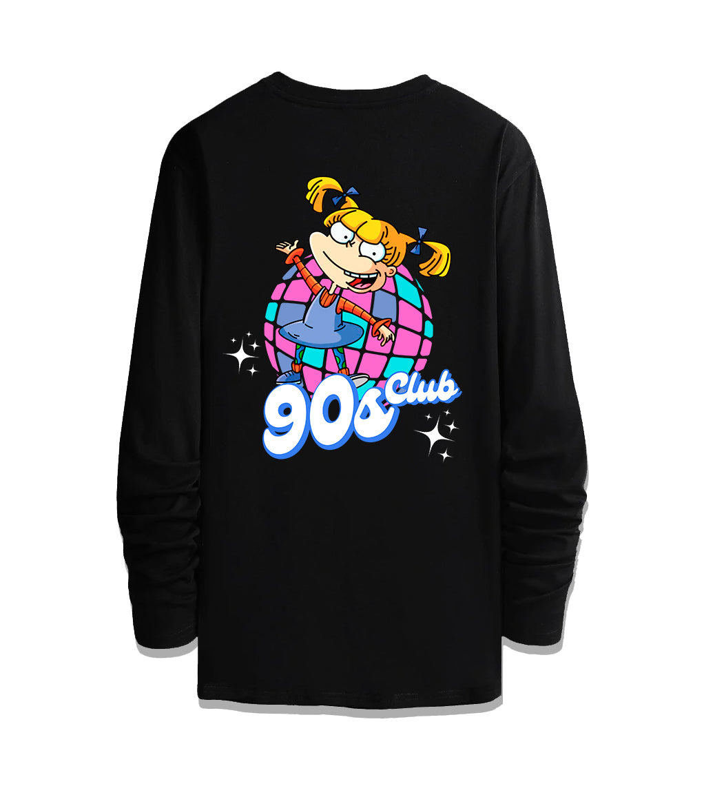 Polera manga Larga Angélica 90s
