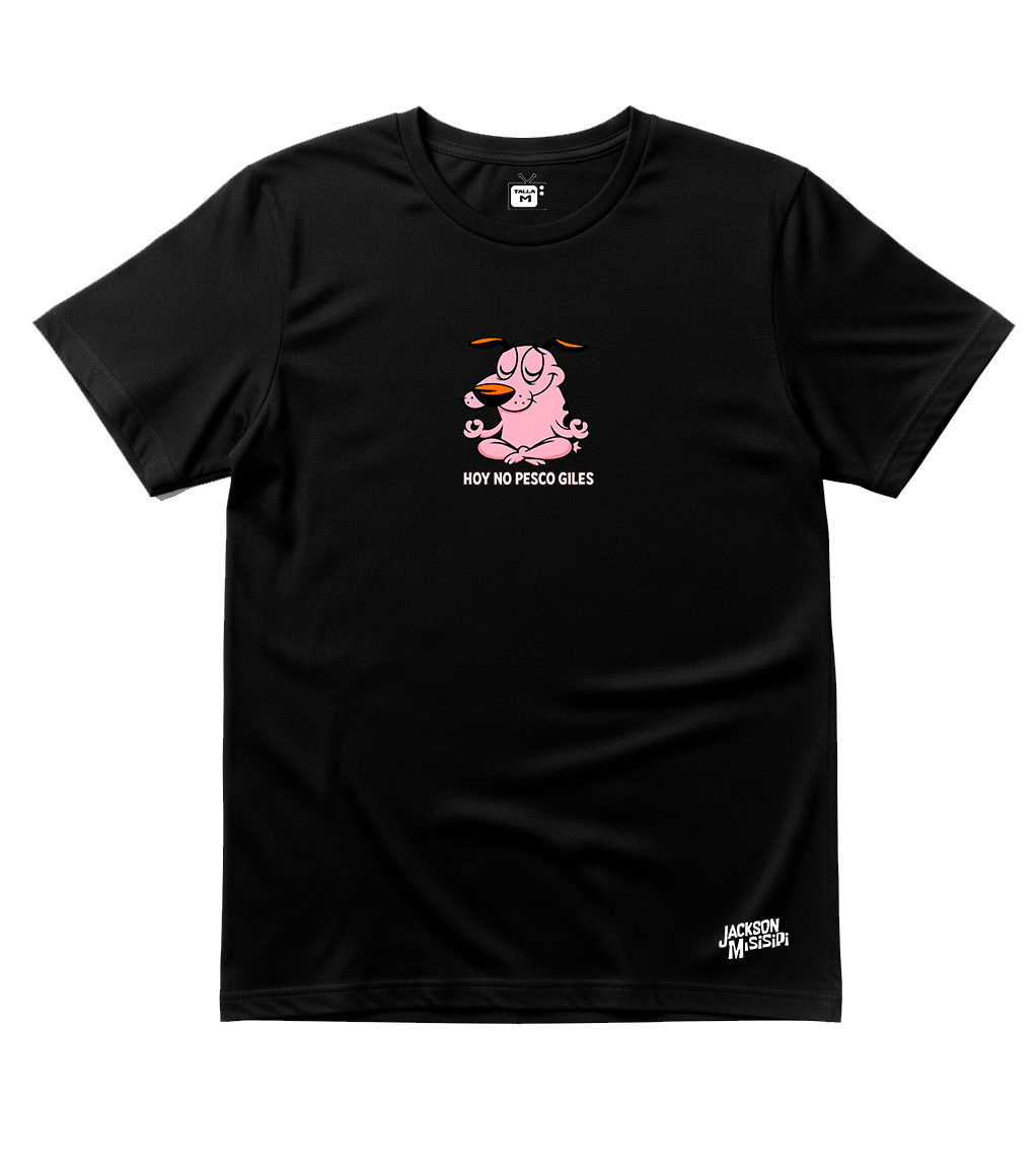 Polera Coraje Hoy no pesco giles