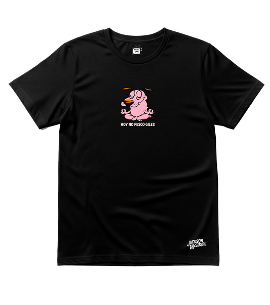 Polera Coraje Hoy no pesco giles
