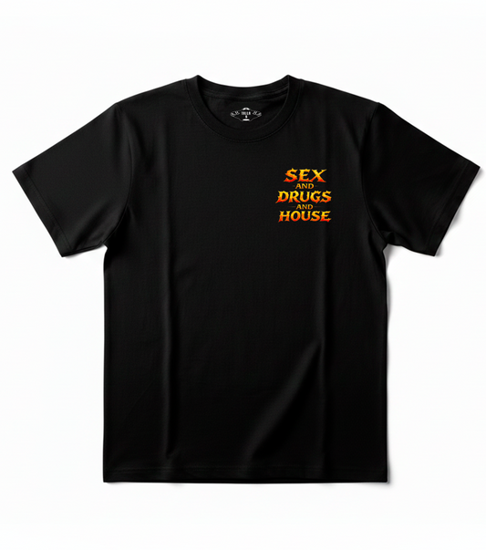 Polera Sex and Drugs and House V2