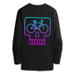 Polera Manga Larga calavera Bike