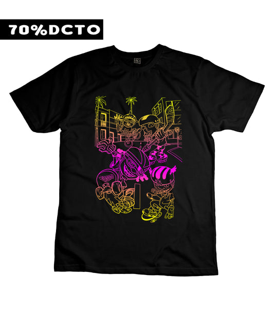 Polera negra Rocket Power