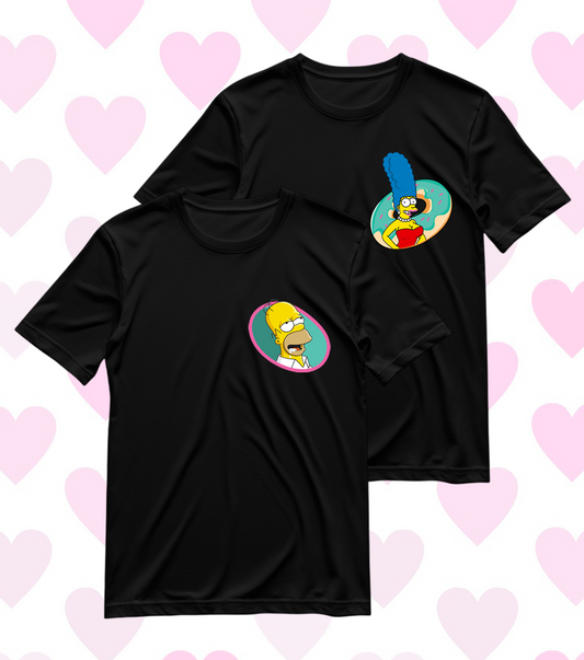 Pack poleras Homero y Marge