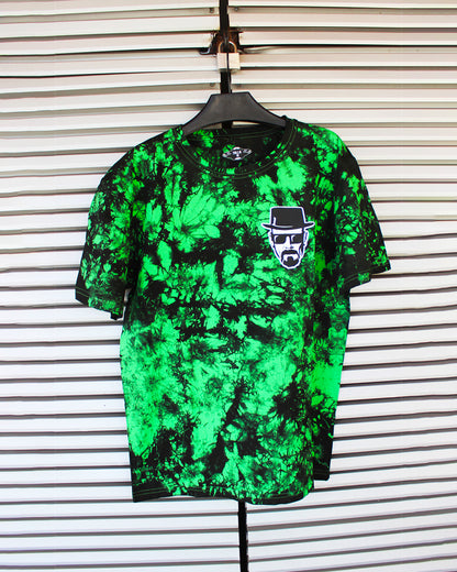 Polera Breaking Bad Tie Dye Green Heisenberg