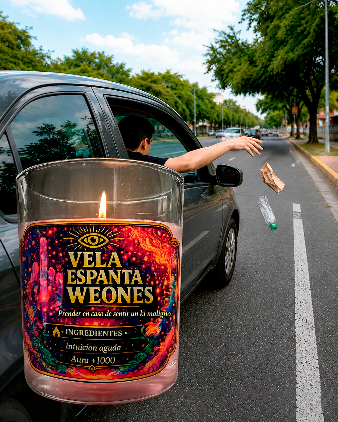 Vela espanta weones