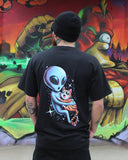 Polera jackson trip Gato y ovni Big logo