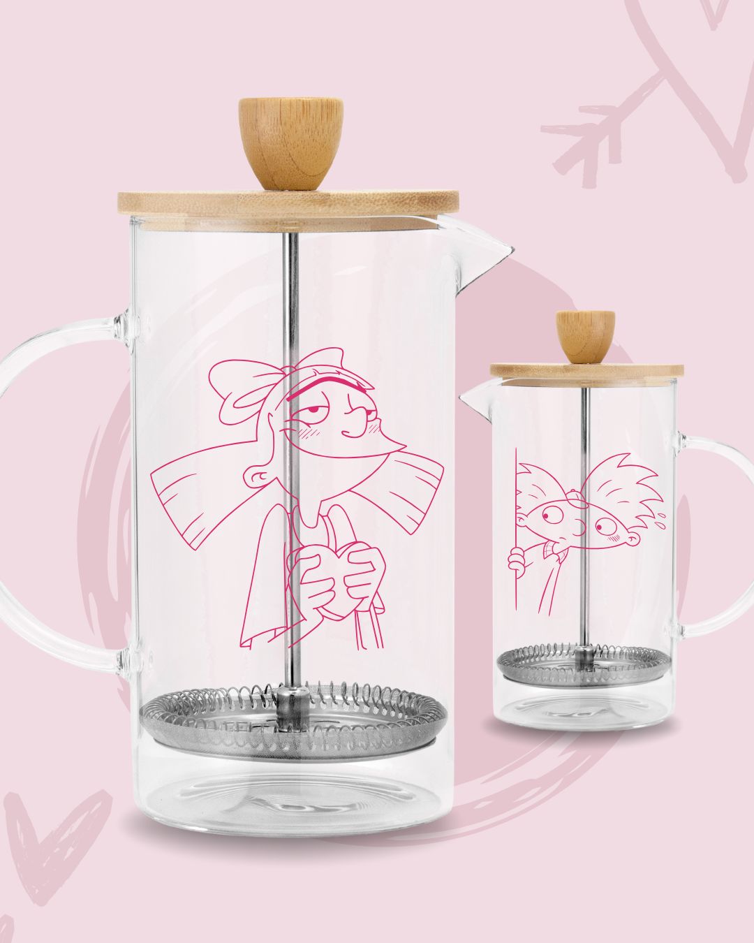 Cafetera Hey Arnold y Helga