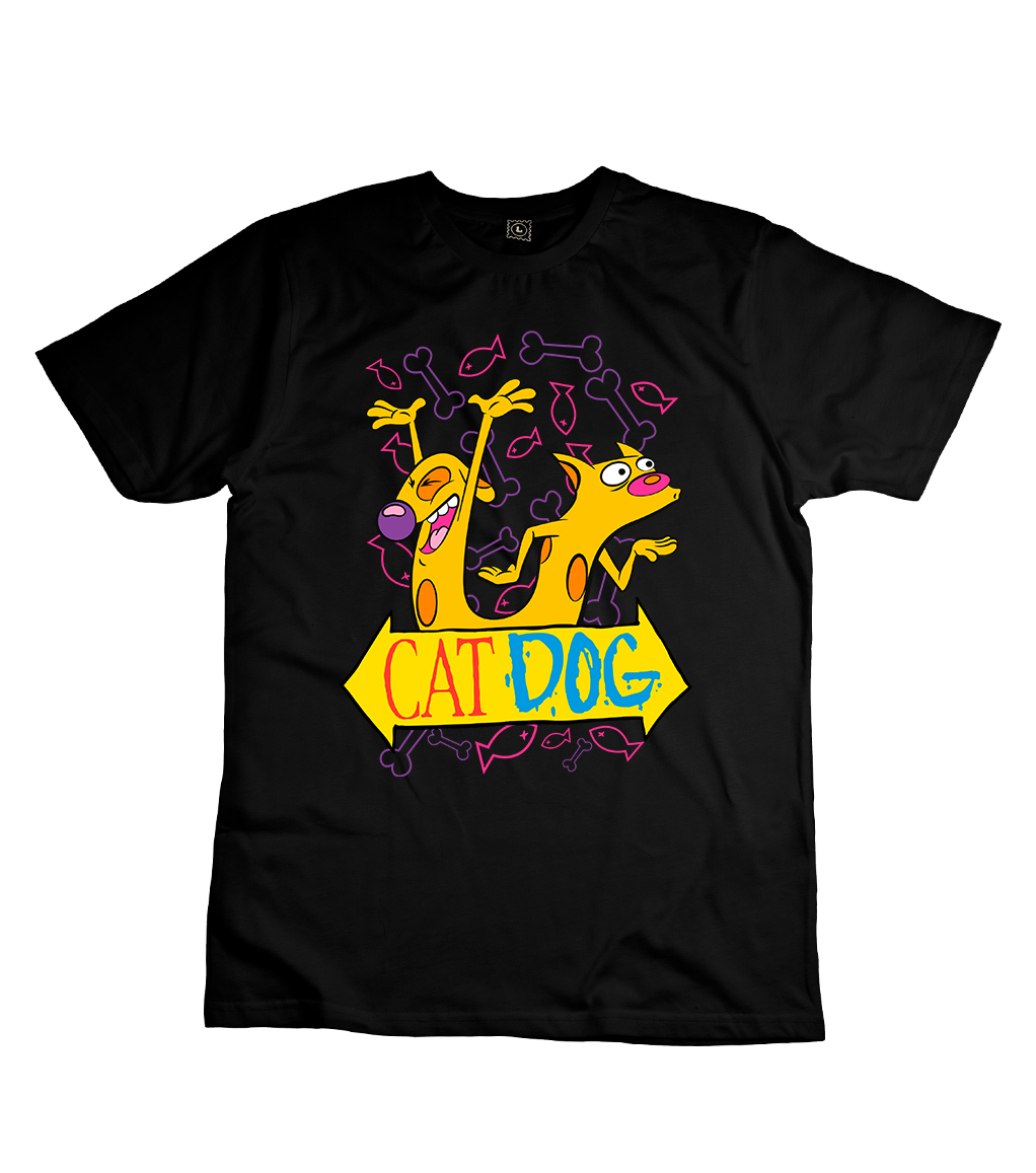 Polera Cat dog figuras