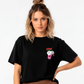 Polera negra Coraje DC