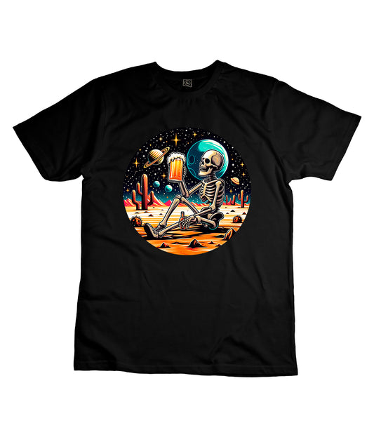 Polera jackson trip calavera cerveza