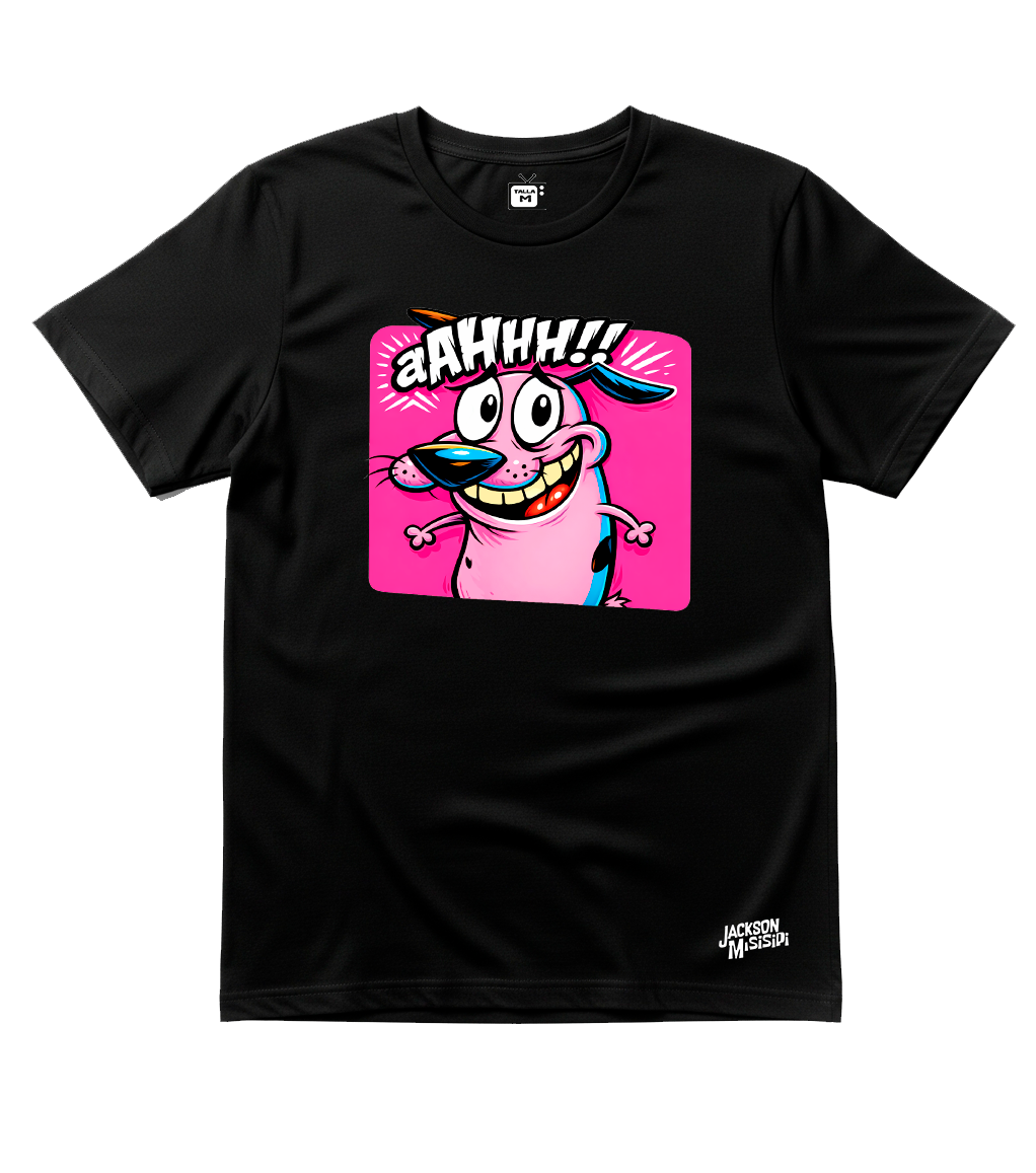 Polera Coraje el perro cobarde