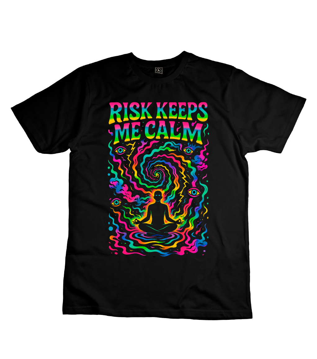Polera jackson trip RISK KEEPS ME CALM