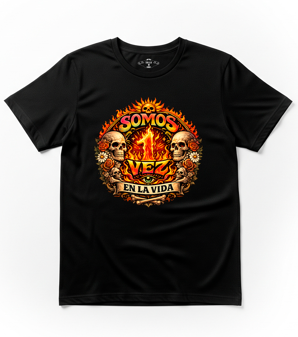 Polera Somos 1 vez en la vida