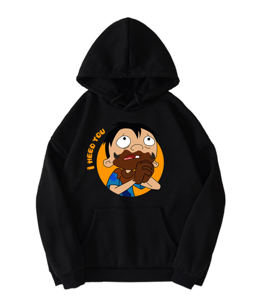 Poleron canguro Niño Chocolate  V2
