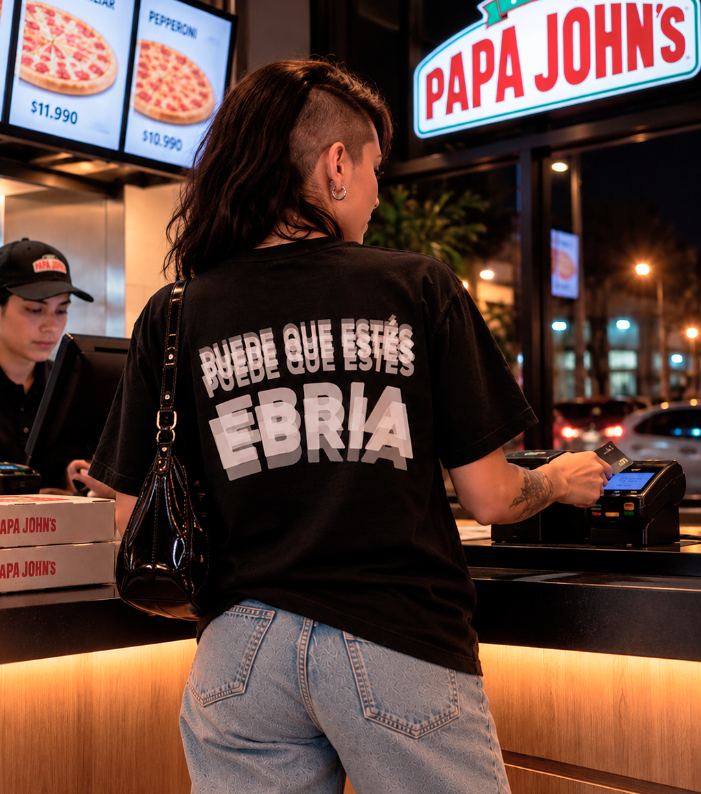 Polera Puede que estés Ebria -Mujer