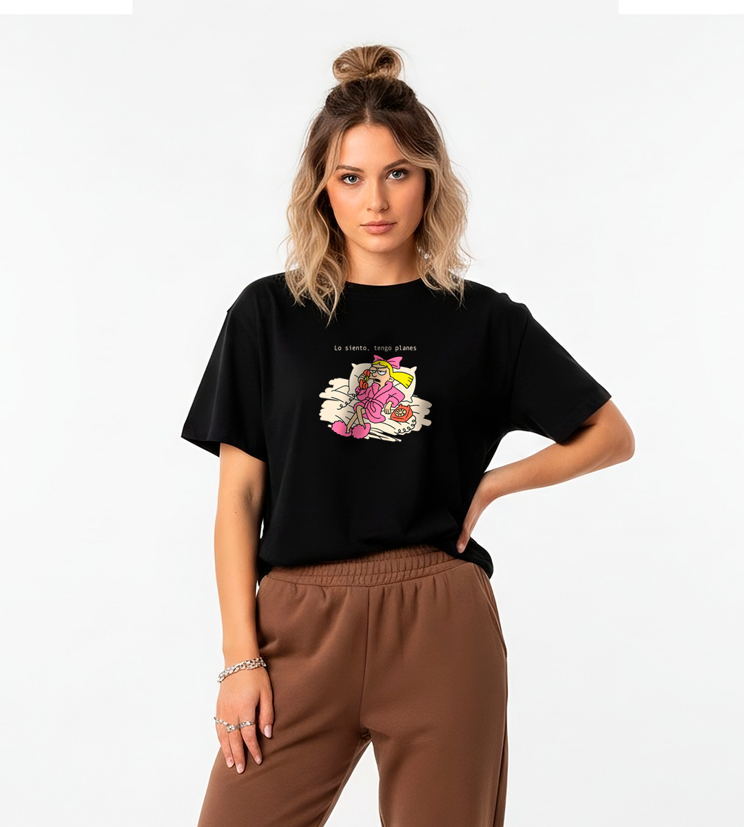 Polera Helga tengo planes