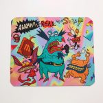 mouse pad real monster